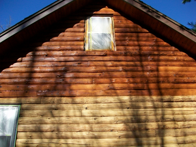 Top Coat Log Home Restoration