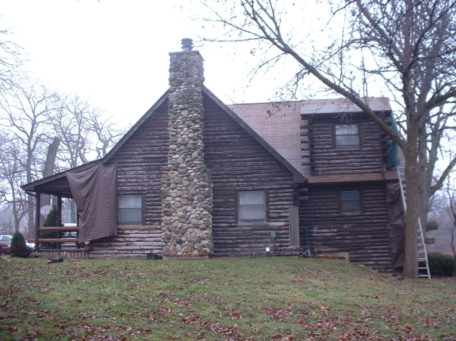 Top Coat Log Home Restoration