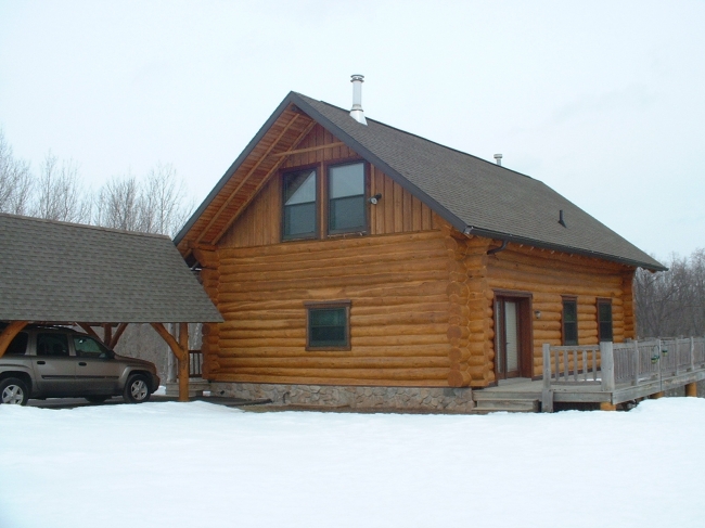 Top Coat Log Home Restoration