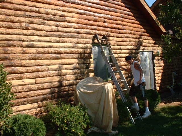 Top Coat Log Home Restoration