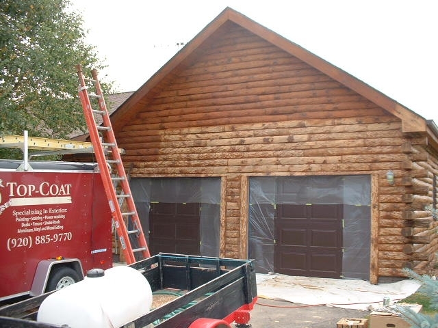 Top Coat Log Home Restoration