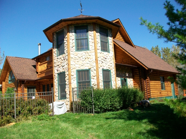 Top Coat Log Home Restoration